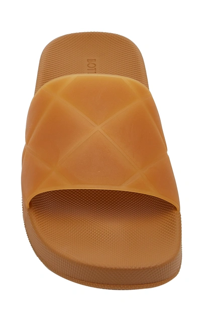 Shop Bottega Veneta Women's The Slider Sandals In Tan,brown