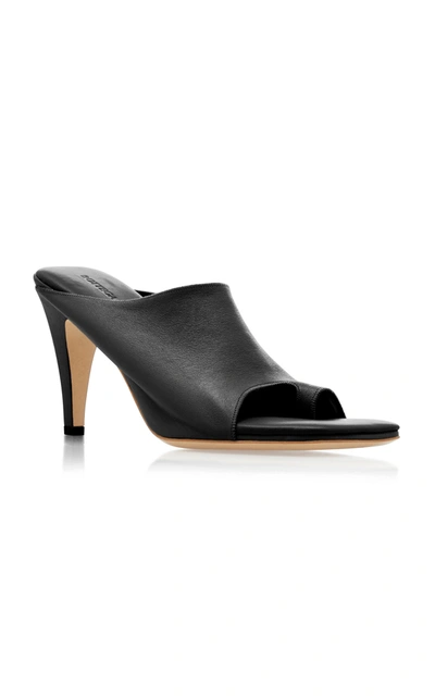 Shop Bottega Veneta Women's Leather Sandals In Neutral,black