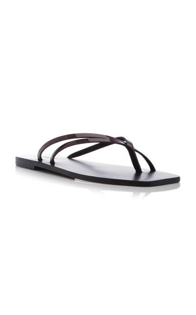 Shop A.emery Benni Leather Sandals In Burgundy