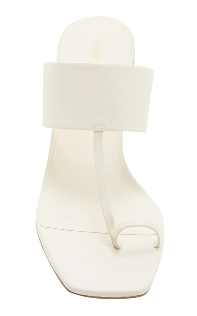 Shop Cult Gaia Yvette Leather Sandals In Ivory