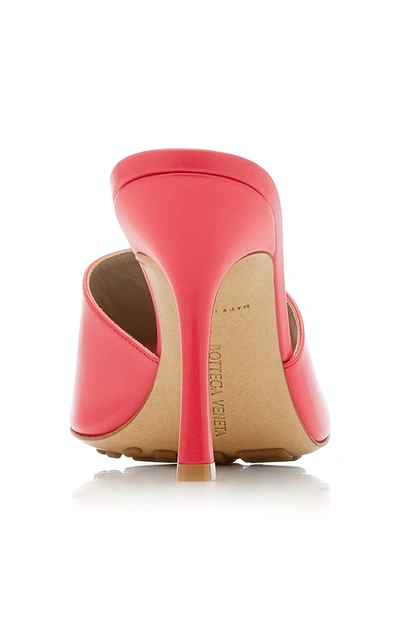 Bottega Veneta Stretch Leather Slide Sandals In Red