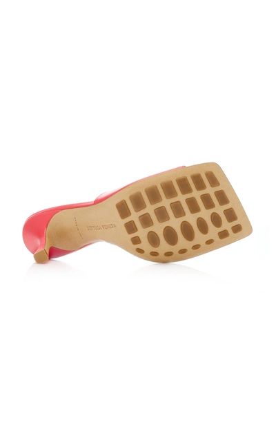 Bottega Veneta Stretch Leather Slide Sandals In Red