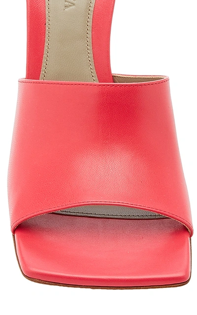 Bottega Veneta Stretch Leather Slide Sandals In Red