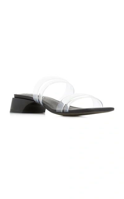 Shop Miista Hamuera Clear Vinyl Sandals In Black