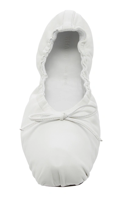 Shop Khaite Women's Ashland Ballerina Flats In White