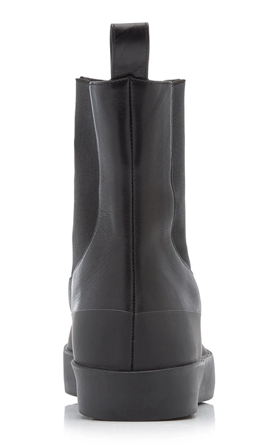 Shop Neous Women's Zaniah Platform Leather Ankle Boots In Black