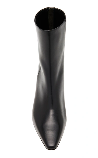 Shop Aeyde Ivy Calf Leather Boots In Black