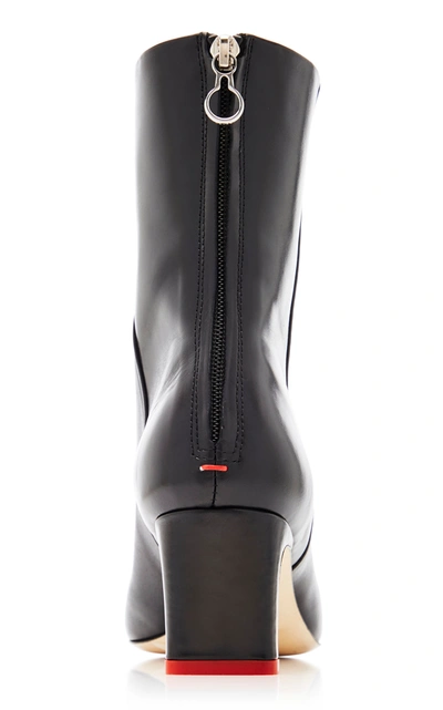 Shop Aeyde Ivy Calf Leather Boots In Black