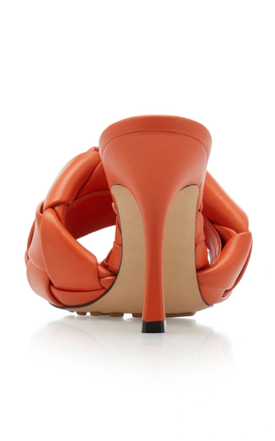 Shop Bottega Veneta Women's Lido Sandals In Blue,orange