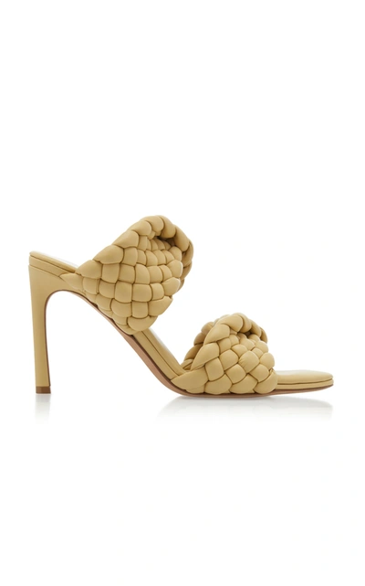 Shop Bottega Veneta The Curve Sandals In Neutral