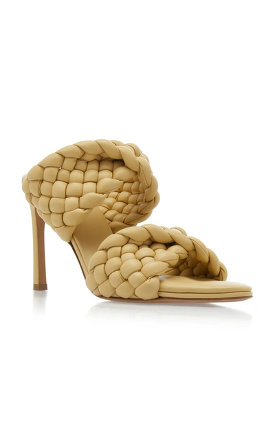 Shop Bottega Veneta The Curve Sandals In Neutral