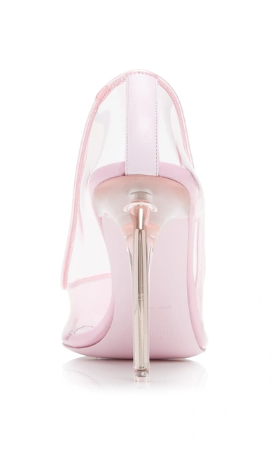 Shop Givenchy Pvc And Leather Pumps In Pink
