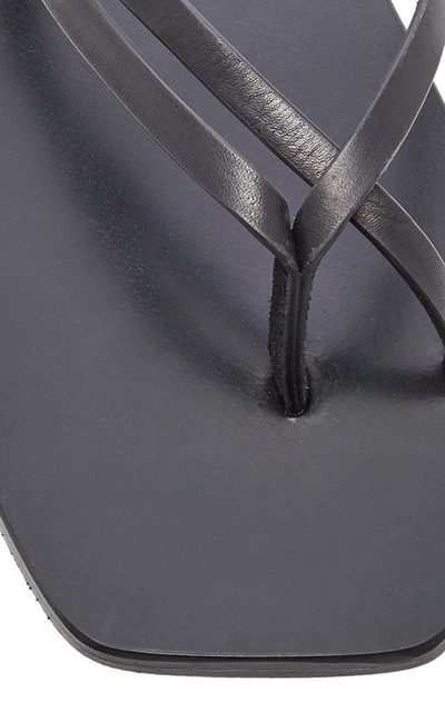 Shop A.emery Benni Leather Sandals In Black