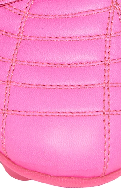Shop Balenciaga Soccer Leather Sneakers In Pink