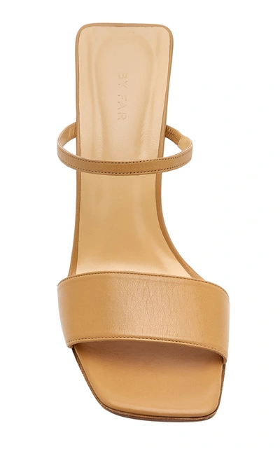 Shop By Far Women's Nayla Leather Sandals In Neutral