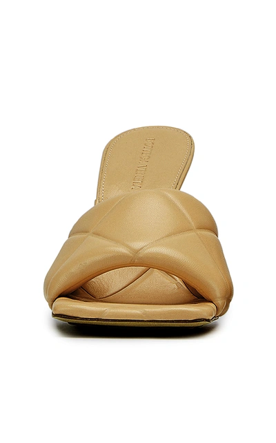 Shop Bottega Veneta The Padded Lido Sandals In Brown