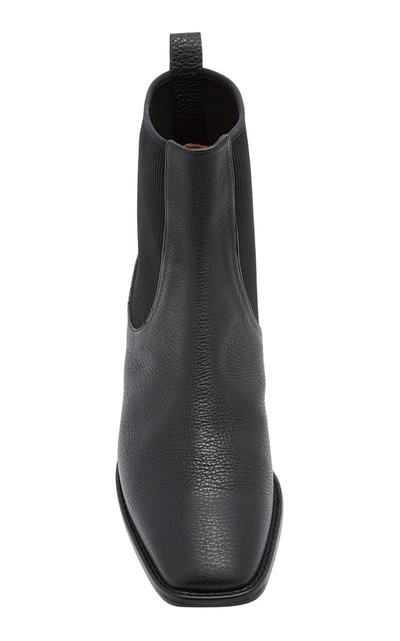 Shop Loq Women's Ottavia Leather Chelsea Boots In Black