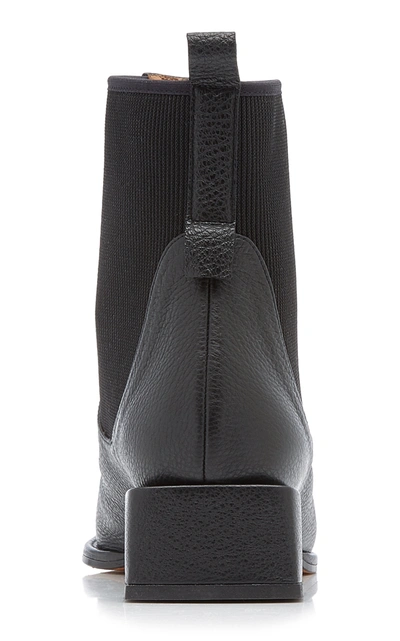 Shop Loq Women's Ottavia Leather Chelsea Boots In Black