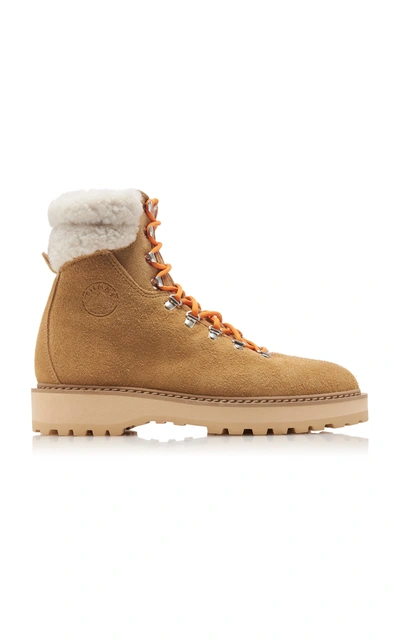 Shop Diemme Women's Moda Exclusive Monfumo Shearling Hiking Boots In Neutral