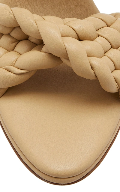 Shop Bottega Veneta The Curve Sandals In Neutral