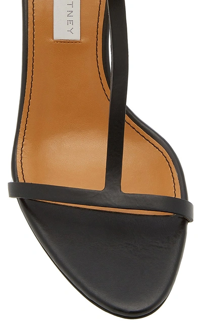 Shop Stella Mccartney Women's Falabella Chain-link Vegan Leather Sandals In Black