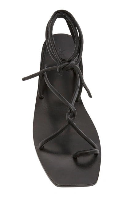 Shop A.emery Kinsley Leather Sandals In Black