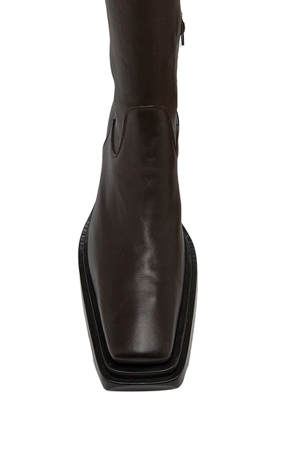 Shop Bottega Veneta Women's The Lean Over-the-knee Boots In Black
