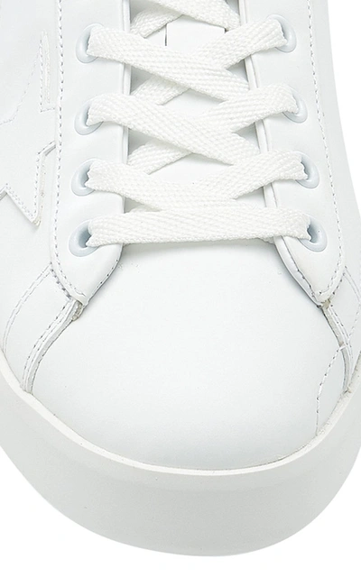 Shop Golden Goose Women's Pure Star Leopard Calf Hair And Leather Sneakers In White