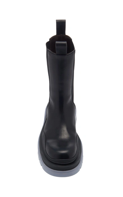 Shop Bottega Veneta The Tire Leather Boots In Black