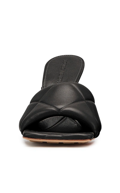 Shop Bottega Veneta Women's The Padded Lido Sandals In Black,white
