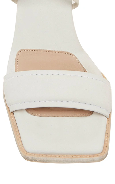 Shop Jacquemus Les Adours Hautes Leather Sandals In White