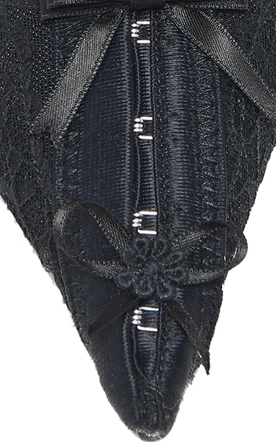 Shop Balenciaga Women's Lingerie Knife Slingback Pumps In Black