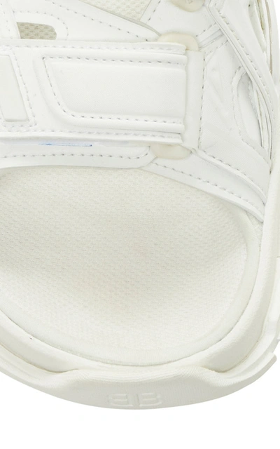 Shop Balenciaga Women's Track Rubber Sandals In White