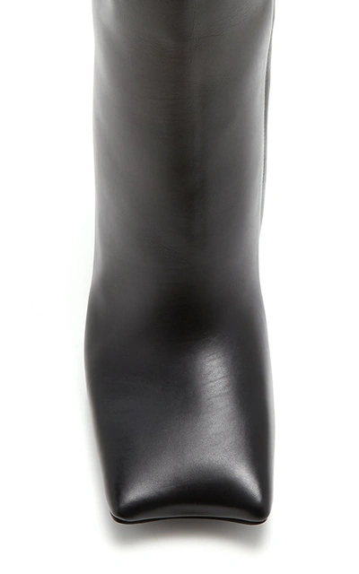 Shop Balenciaga Women's Moon Leather Ankle Boots In Black