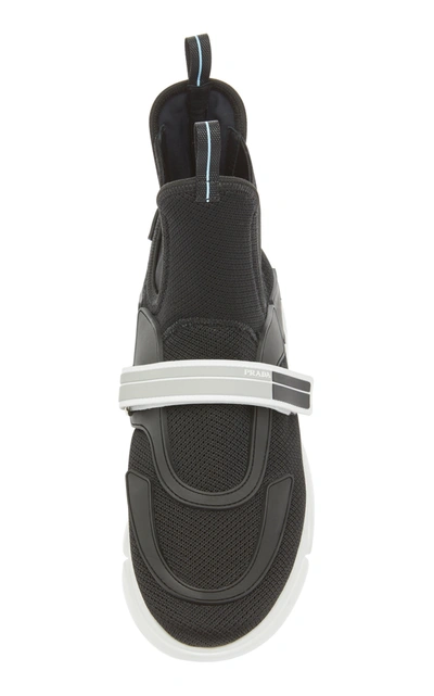 Shop Prada Tronchetti Sneakers In Black