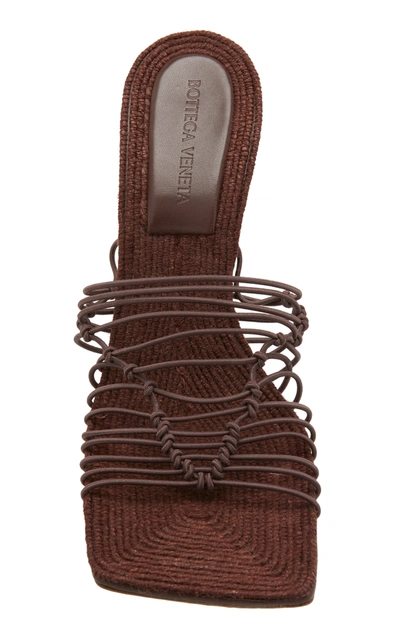 Shop Bottega Veneta Women's Stretch Sandals In Brown