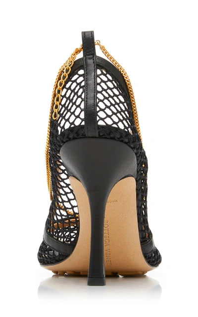 Shop Bottega Veneta Stretch Pumps In Black