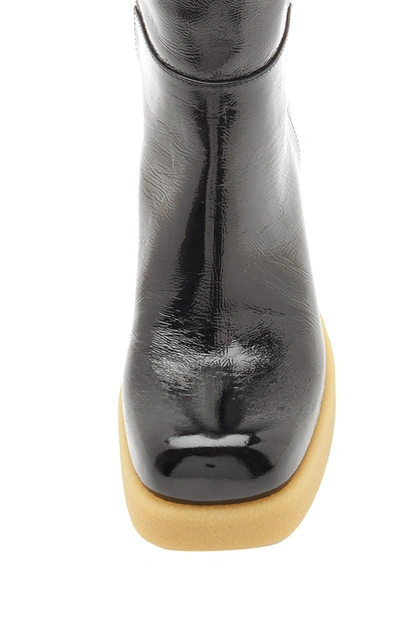 Shop Miu Miu Women's Patent Leather Knee Boots In Black