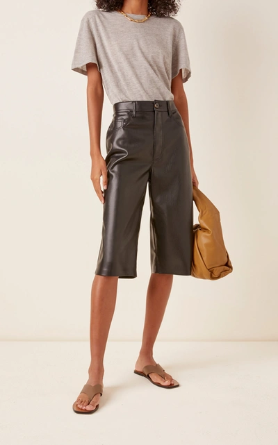 Shop Atp Atelier Women's Merine Leather Sandals In Grey
