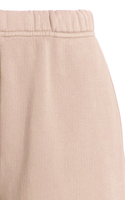 Shop Les Tien Women's Classic Fleece Classic Cotton Sweatpants In Pink