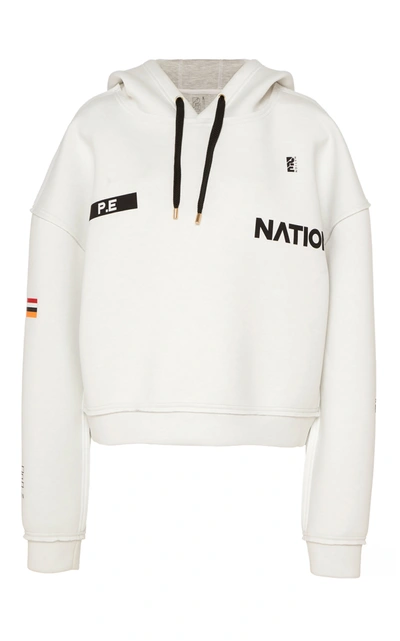 Shop P.e Nation Refresh Hoodie In White