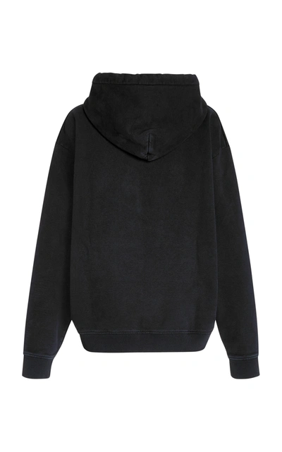 Shop Acne Studios Women's Feirdra Stamp Sweatshirt In Black