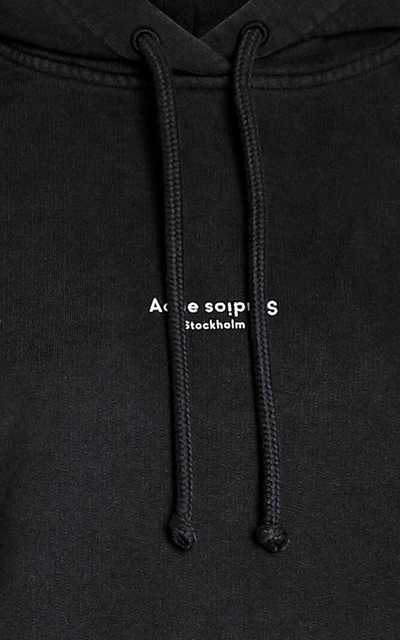 Shop Acne Studios Women's Feirdra Stamp Sweatshirt In Black