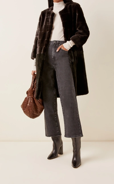 Shop Faz Not Fur Women's Omega Faux-fur Coat In Black