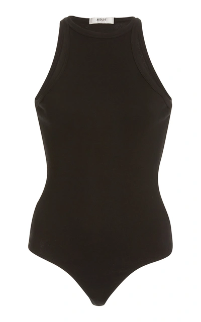 Shop Agolde Women's Rianne Bodysuit In Black