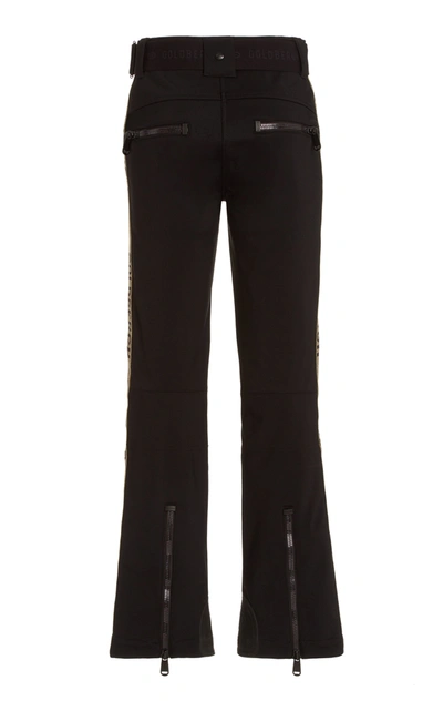 Shop Goldbergh Women's Rocky Stretch-shell Flared-leg Ski Pants In Black