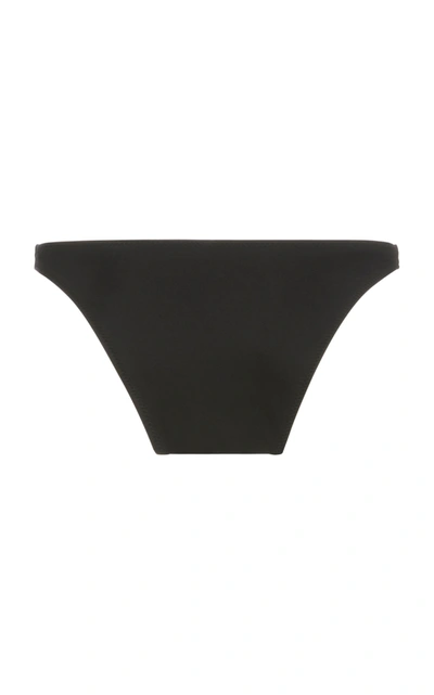 Shop Solid & Striped Eva Bikini Bottom In Black