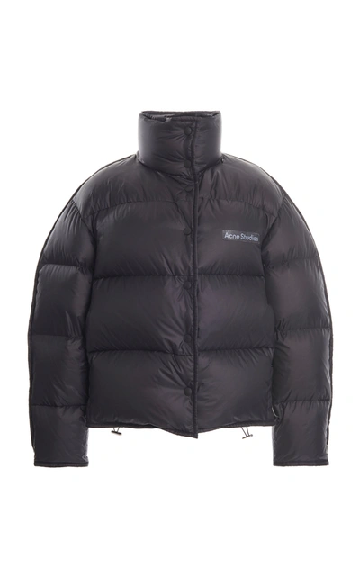 Shop Acne Studios Orna Quilted Shell Down Coat In Black