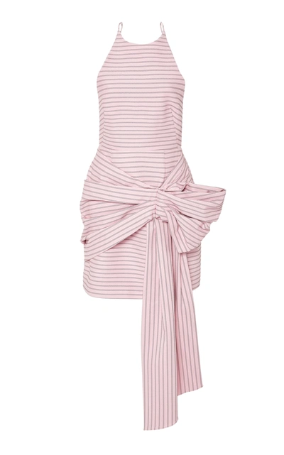 Shop Acler Clarence High Neck Dress In Pink