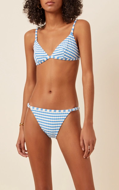 Shop Solid & Striped Lulul Striped Bikini Bottoms